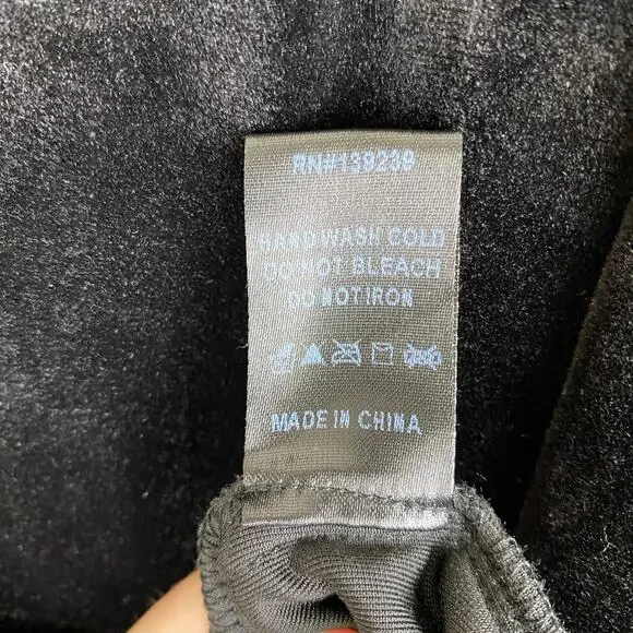 Tuckernuck Velvet Kenzo Dress Size S Black Preppy Holidays Party Pomander Place - Picture 12 of 14